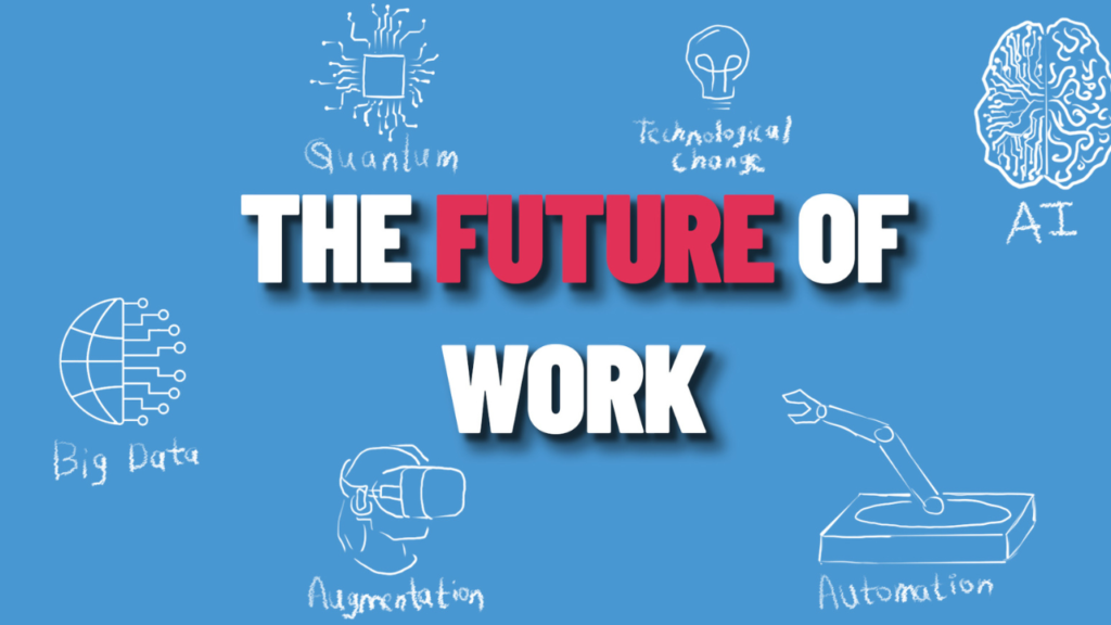 Future of the workplace in 2026 with modern technology, flexible work, workplace culture, and work-life balance