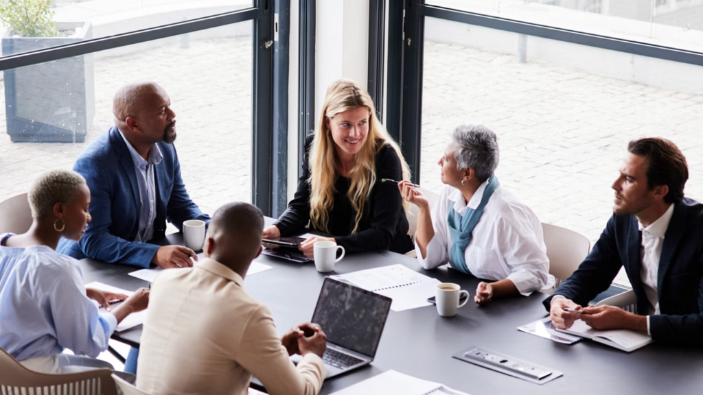 Future of the workplace in 2026 with modern technology, flexible work, workplace culture, and work-life balance