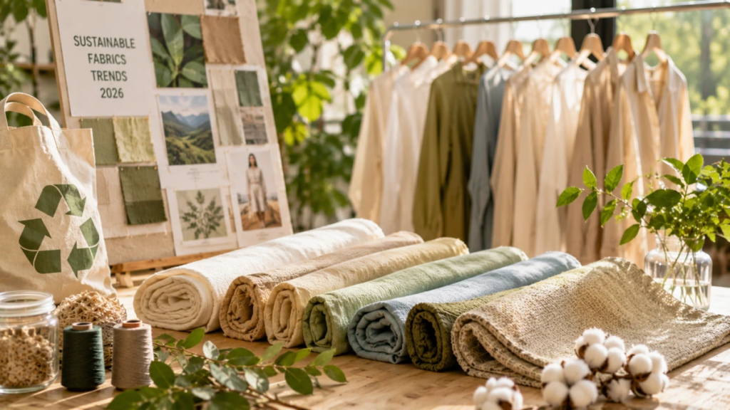 Innovative fabrics and textiles shaping fashion trends in 2026